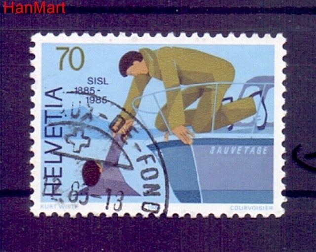 Znaczek Szwajcaria 1985 Stemplowane