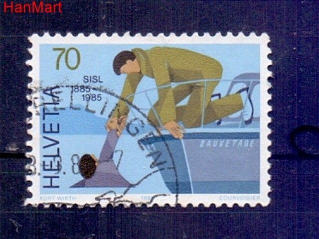Znaczek Szwajcaria 1985 Stemplowane