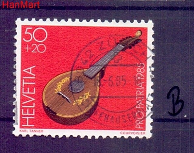 Znaczek Szwajcaria 1985 Stemplowane