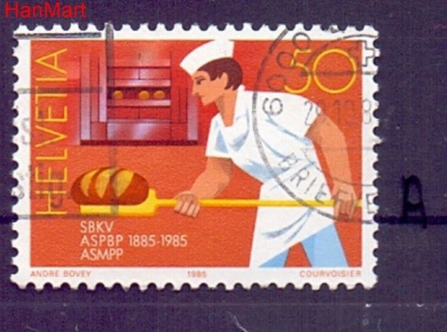 Znaczek Szwajcaria 1985 Stemplowane