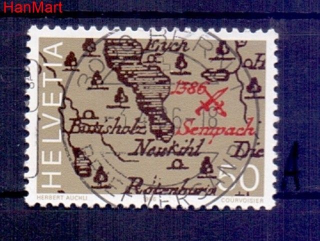 Znaczek Szwajcaria 1986 Stemplowane