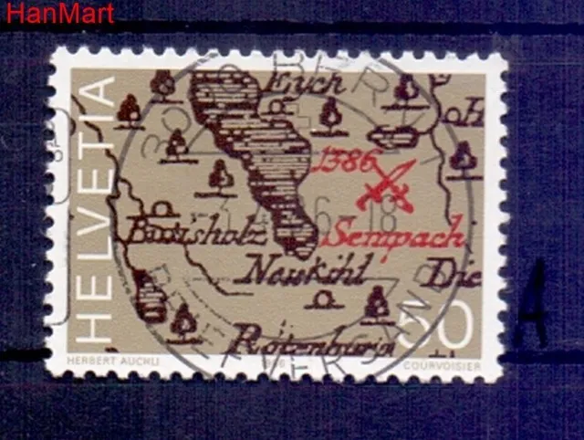 Znaczek Szwajcaria 1986 Stemplowane