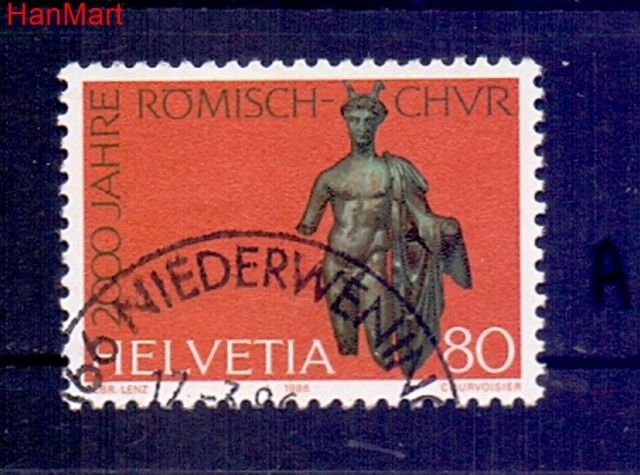 Znaczek Szwajcaria 1986 Stemplowane