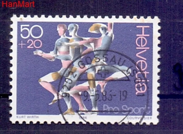 Znaczek Szwajcaria 1986 Stemplowane