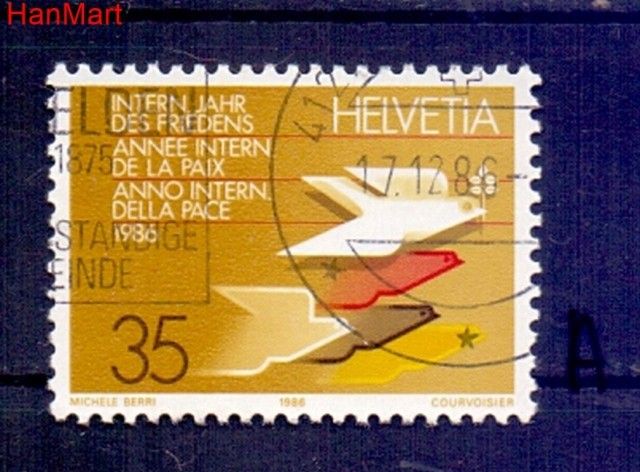 Znaczek Szwajcaria 1986 Stemplowane