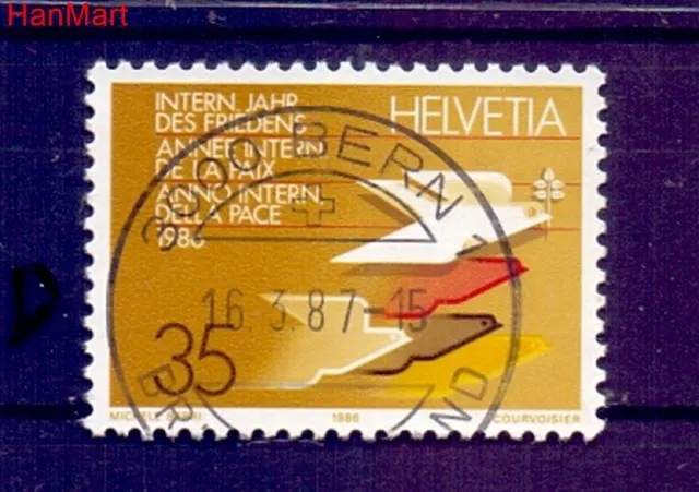 Znaczek Szwajcaria 1986 Stemplowane