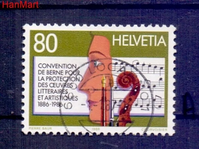 Znaczek Szwajcaria 1986 Stemplowane