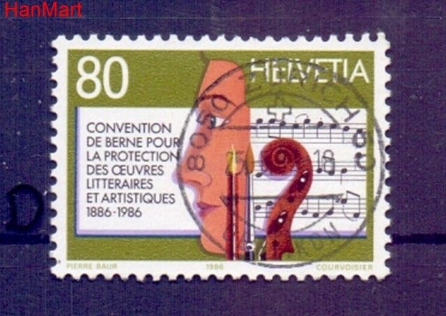 Znaczek Szwajcaria 1986 Stemplowane