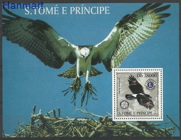 Znaczek Wyspy Św. Tomasza i Książęca 2003 Mi bl 438 Czyste **