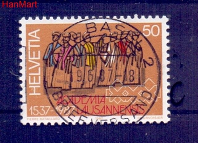 Znaczek Szwajcaria 1987 Stemplowane