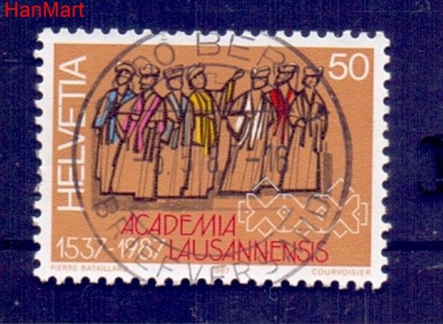 Znaczek Szwajcaria 1987 Stemplowane