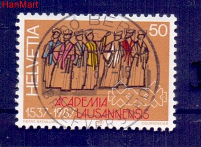 Znaczek Szwajcaria 1987 Stemplowane