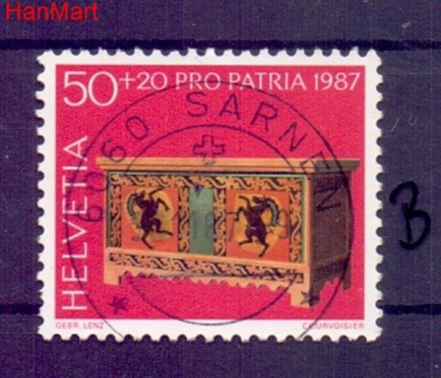 Znaczek Szwajcaria 1987 Stemplowane