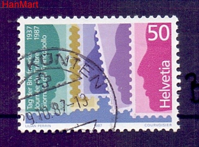 Znaczek Szwajcaria 1987 Stemplowane