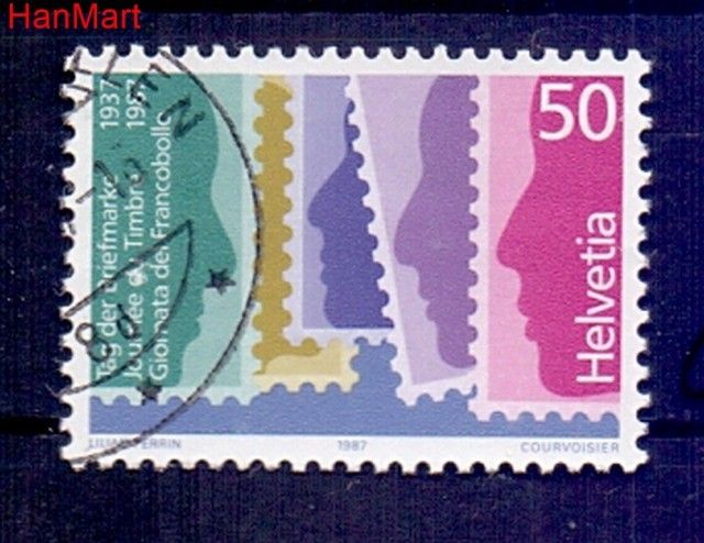 Znaczek Szwajcaria 1987 Stemplowane