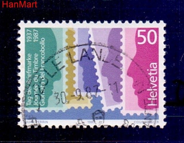 Znaczek Szwajcaria 1987 Stemplowane
