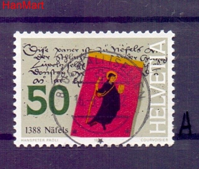 Znaczek Szwajcaria 1988 Stemplowane