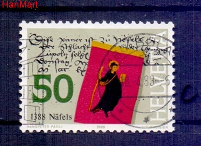 Znaczek Szwajcaria 1988 Stemplowane