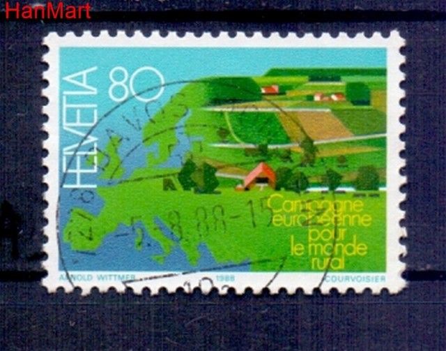 Znaczek Szwajcaria 1988 Stemplowane