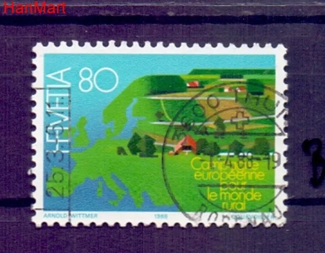 Znaczek Szwajcaria 1988 Stemplowane