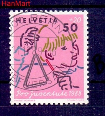 Znaczek Szwajcaria 1988 Stemplowane