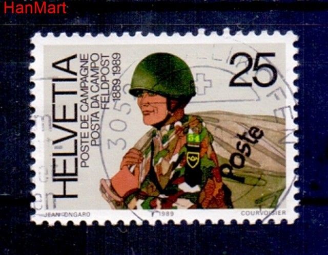 Znaczek Szwajcaria 1989 Stemplowane