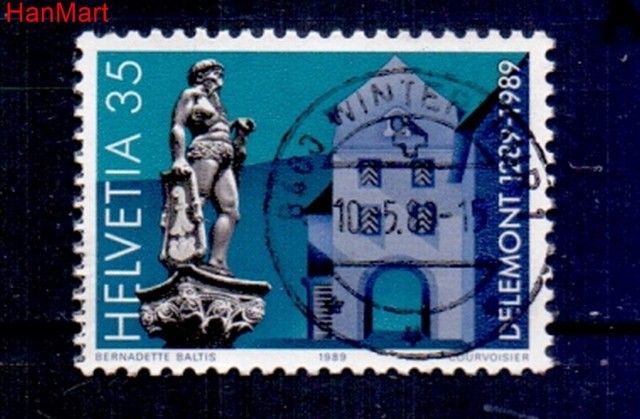 Znaczek Szwajcaria 1989 Stemplowane