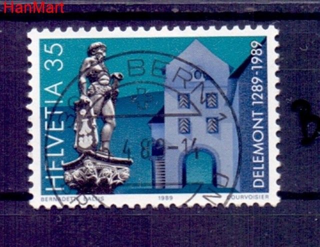 Znaczek Szwajcaria 1989 Stemplowane