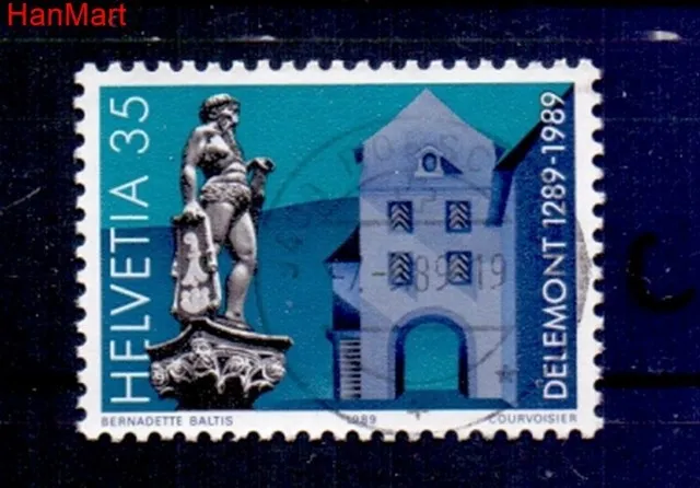 Znaczek Szwajcaria 1989 Stemplowane