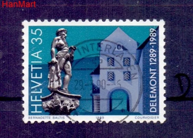 Znaczek Szwajcaria 1989 Stemplowane