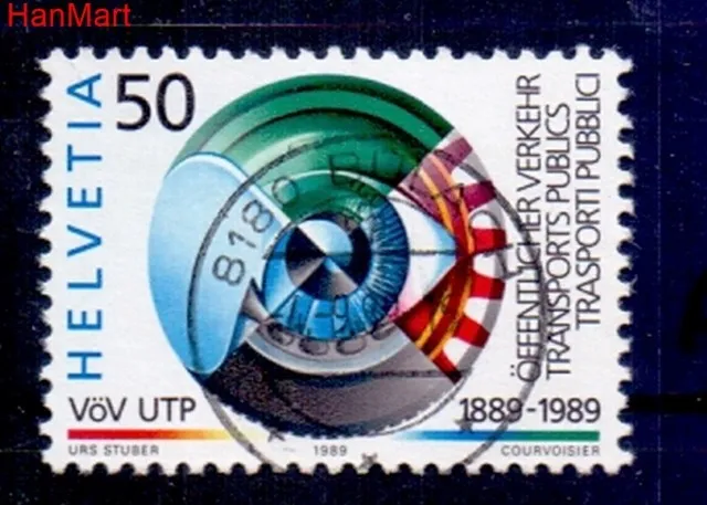 Znaczek Szwajcaria 1989 Stemplowane