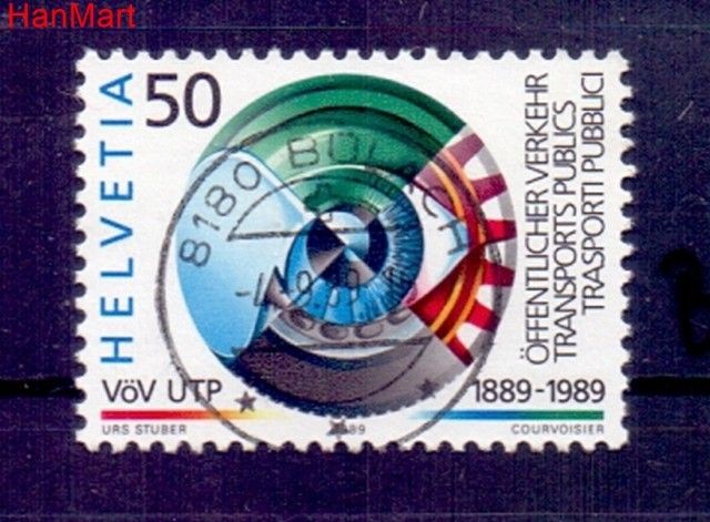 Znaczek Szwajcaria 1989 Stemplowane
