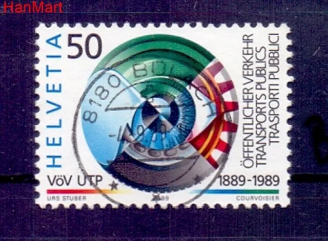 Znaczek Szwajcaria 1989 Stemplowane