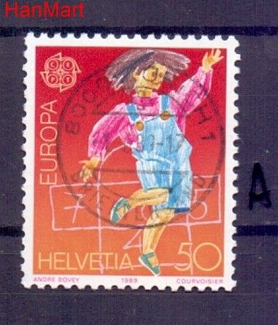 Znaczek Szwajcaria 1989 Stemplowane