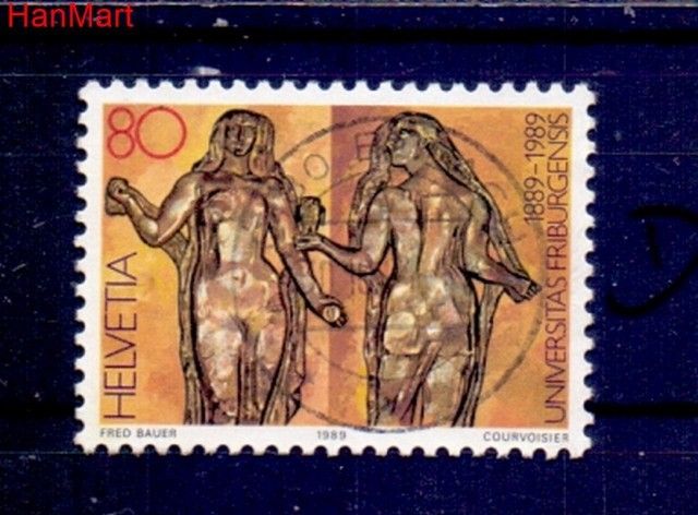 Znaczek Szwajcaria 1989 Stemplowane