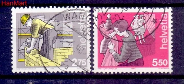 Znaczek Szwajcaria 1989 Stemplowane