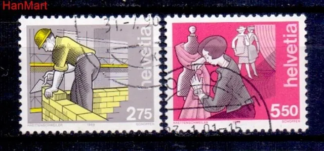 Znaczek Szwajcaria 1989 Stemplowane