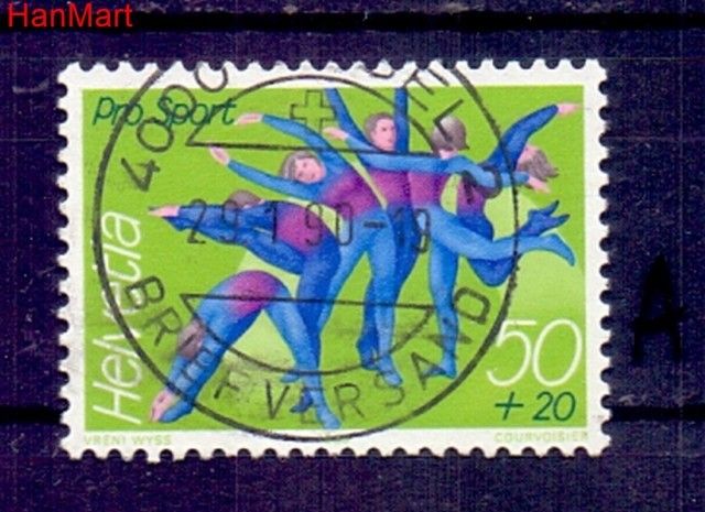Znaczek Szwajcaria 1989 Stemplowane