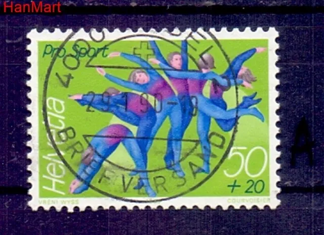 Znaczek Szwajcaria 1989 Stemplowane