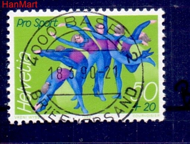 Znaczek Szwajcaria 1989 Stemplowane