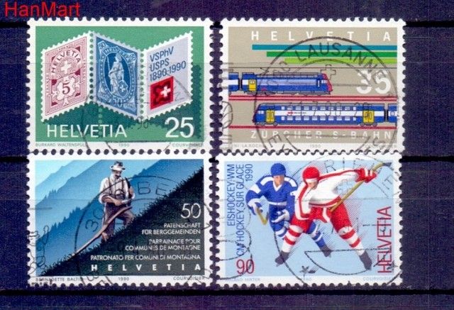 Znaczek Szwajcaria 1990 Stemplowane