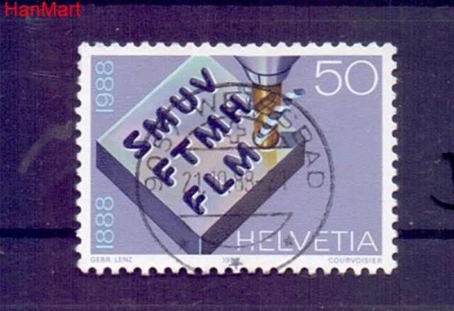Znaczek Szwajcaria 1988 Stemplowane