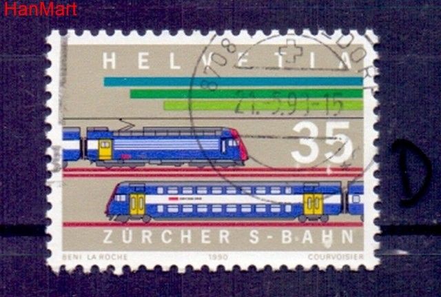 Znaczek Szwajcaria 1990 Stemplowane