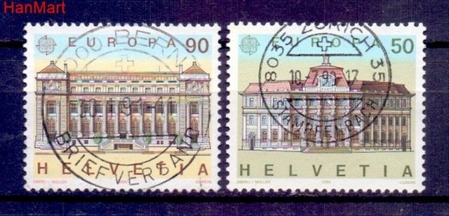 Znaczek Szwajcaria 1990 Stemplowane