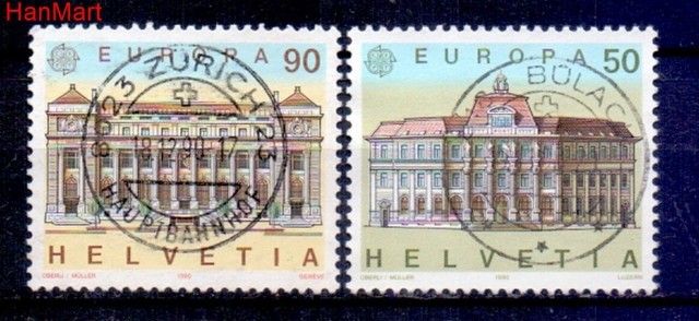 Znaczek Szwajcaria 1990 Stemplowane