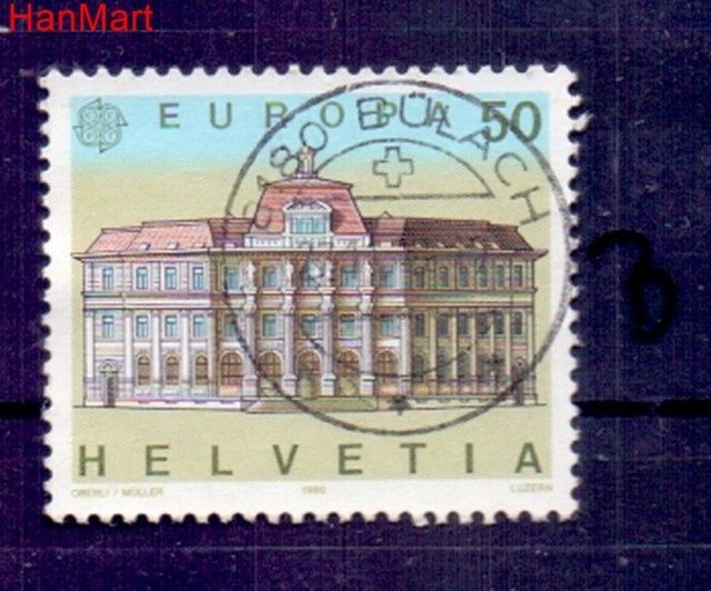 Znaczek Szwajcaria 1990 Stemplowane