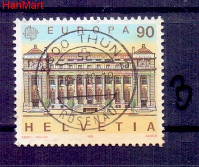Znaczek Szwajcaria 1990 Stemplowane