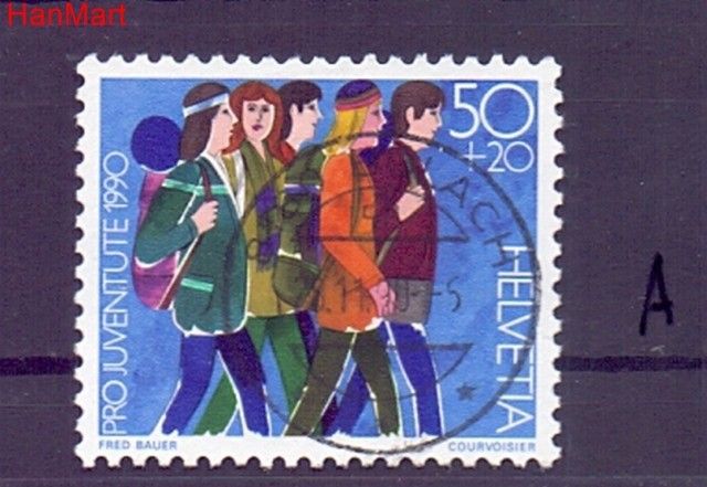 Znaczek Szwajcaria 1990 Stemplowane