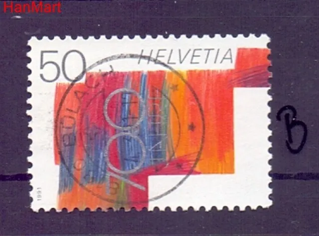 Znaczek Szwajcaria 1991 Stemplowane