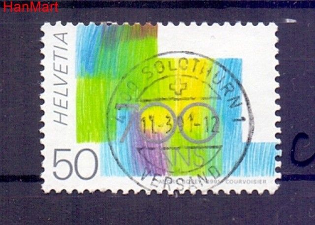 Znaczek Szwajcaria 1991 Stemplowane